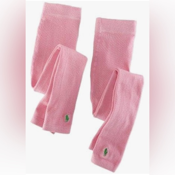 Polo Ralph Lauren 2- Pack Footless Tights Girls 7-10 - Picture 1 of 9